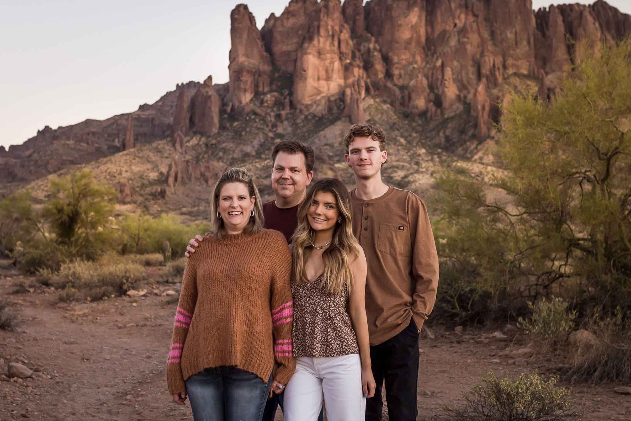 Portrait session in the desert